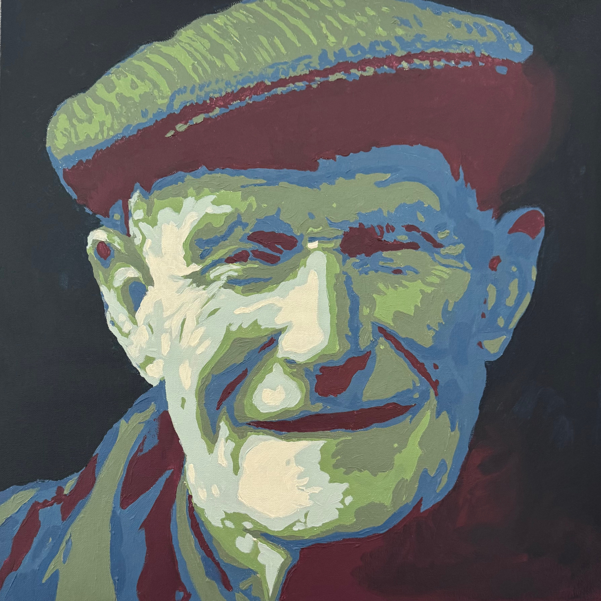 Commissioned portrait Poppin' Painting