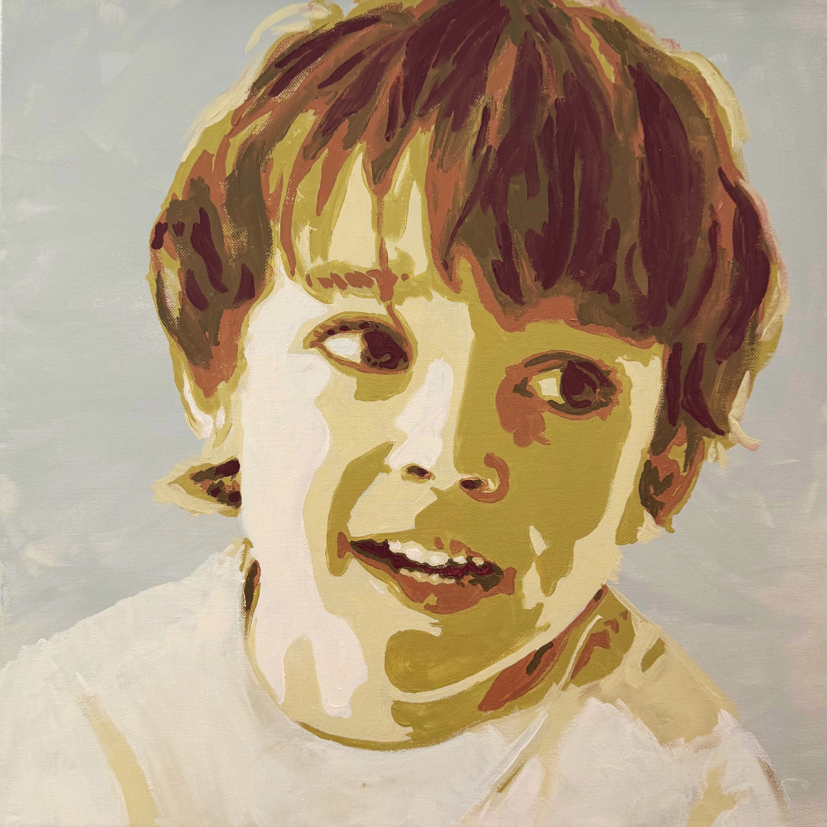 Poppin' Painting commissioned boy